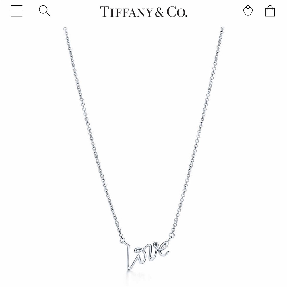 Tiffany’s Paloma Graffiti Love Pendant
